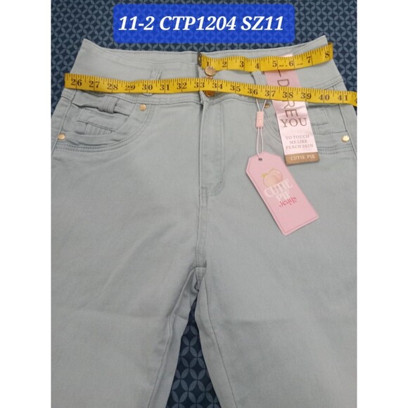 WAIST 33 INCHES SIZE 11 FLARE JEANS STRETCH PUSH UP DENIM 11-2 CTP1204 SZ11 - Picture 2 of 16